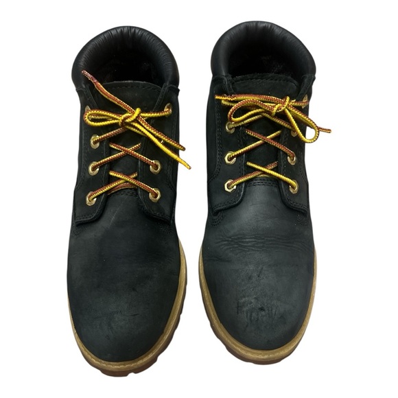 Timberland Black Boots with Yellow Laces Chukka boots Black SZ 10 main image 10